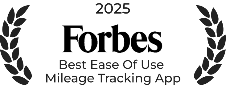 Forbes 2025 — Best Ease Of Use Mileage Tracking App